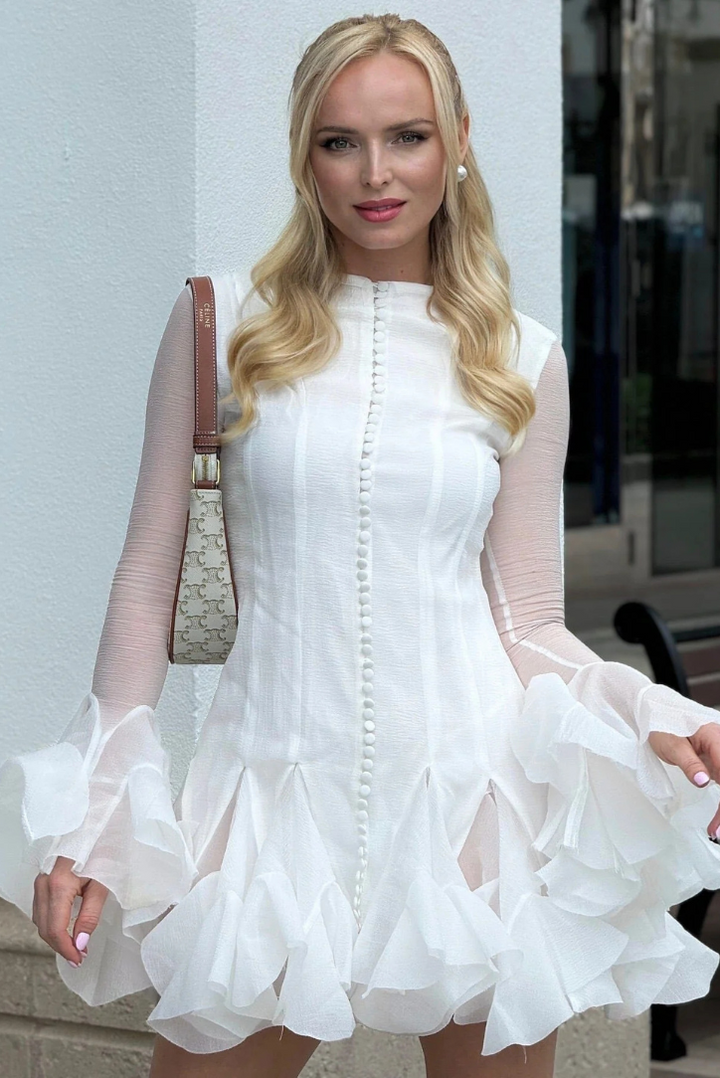 Dahlina | Romantic Ruffle Accent Dress