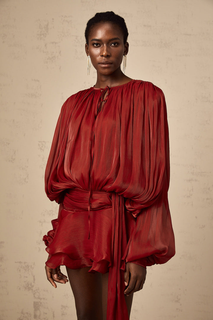 Indy | Flowing Satin Dress