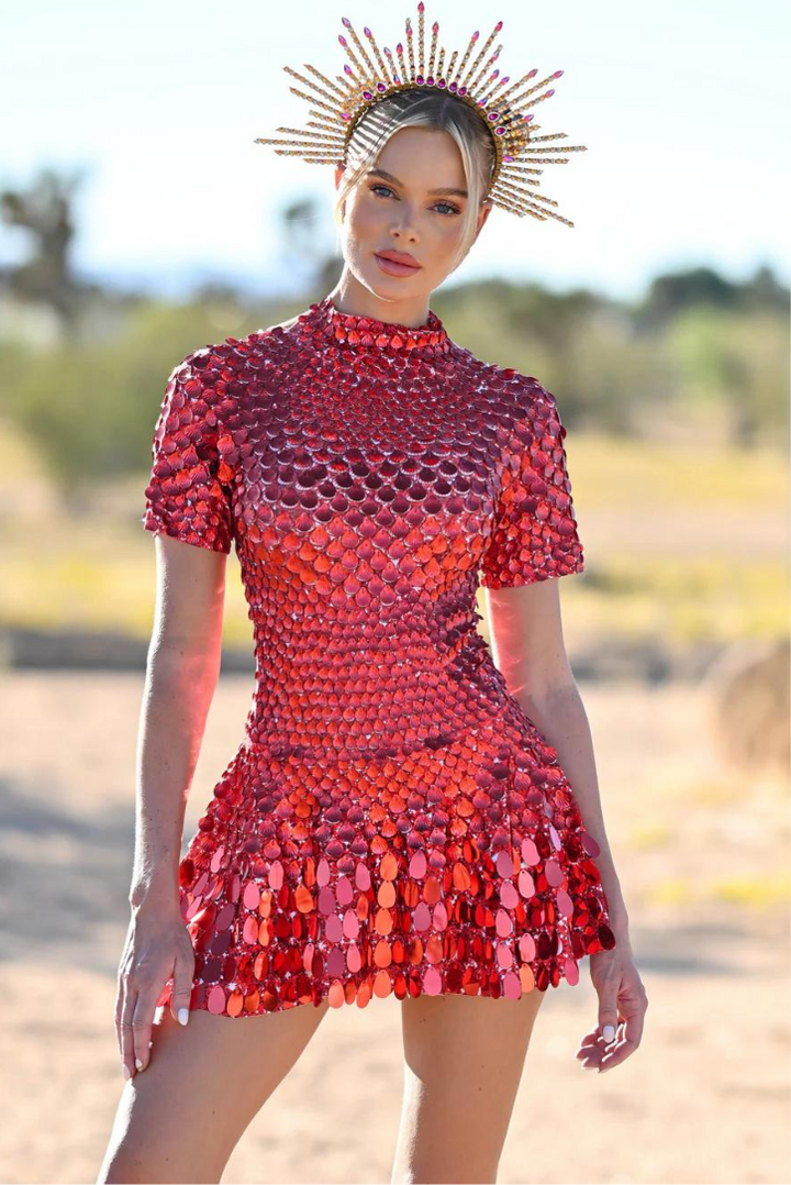 Zuleika | Glimmer Mini Dress