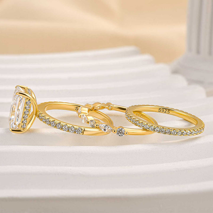 Ealhswith | Sparkling Eternity Ring Trio