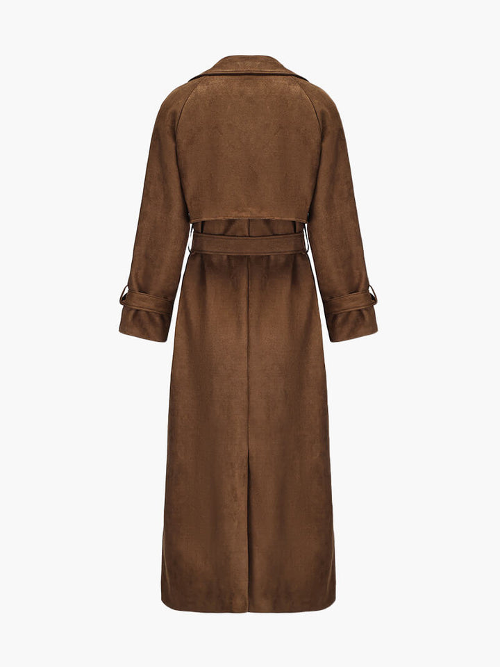 Grevelin | Suede Trench Coat