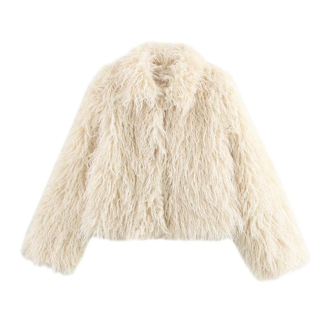 Majwen | Faux Fur Shaggy Jacket