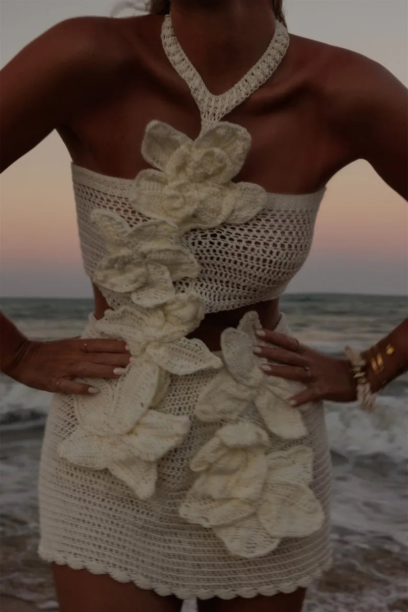 Ondine | Shorebloom Crochet Dress