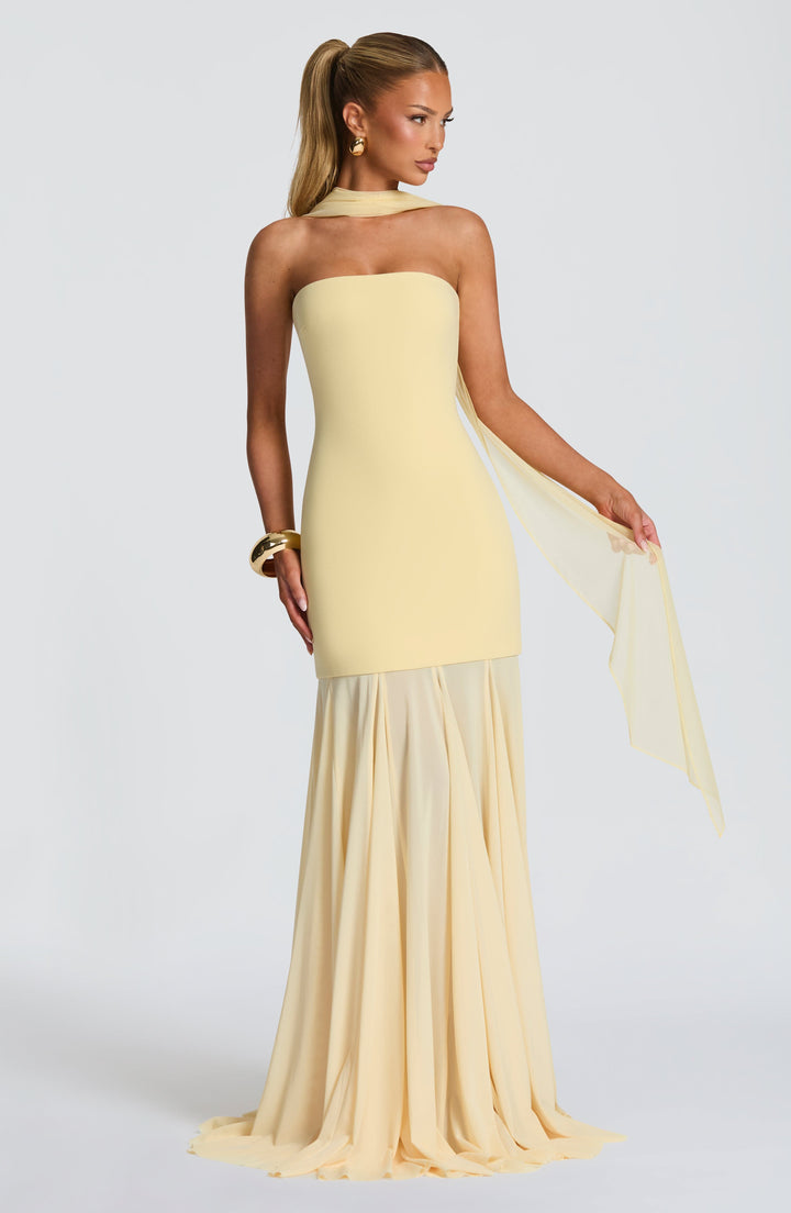 Merritt Gown - Lemon