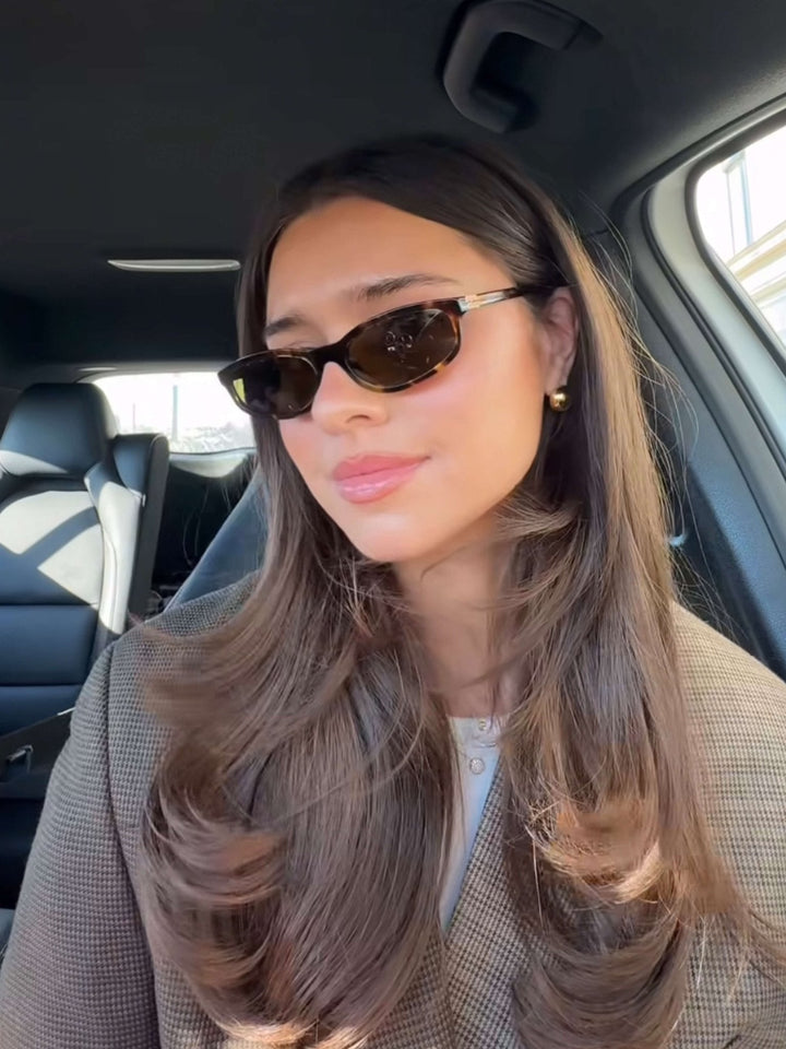 Avi | Minimal Oval Sunglasses